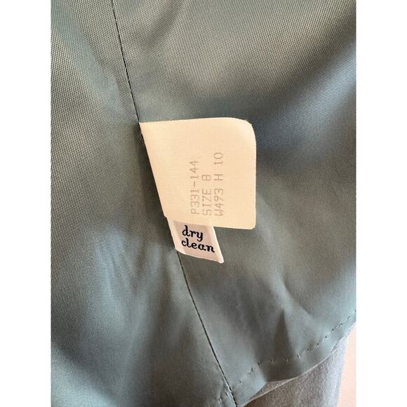 Vintage 1960's Pendleton 100% Wool Twee Retro Glam Skirt Suit Set Blue Size 8 P - Picture 6 of 14